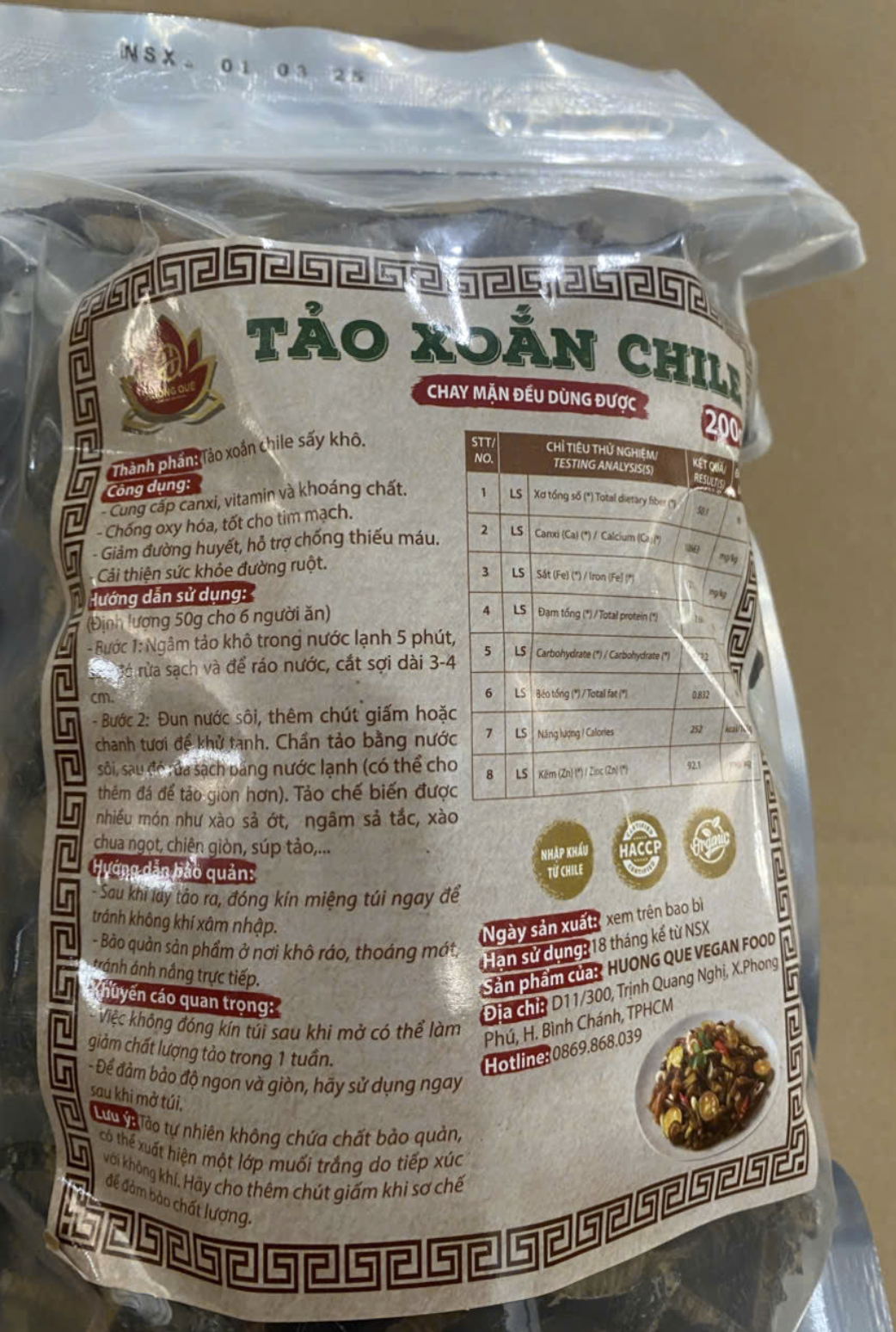 Tảo Xoắn Chile